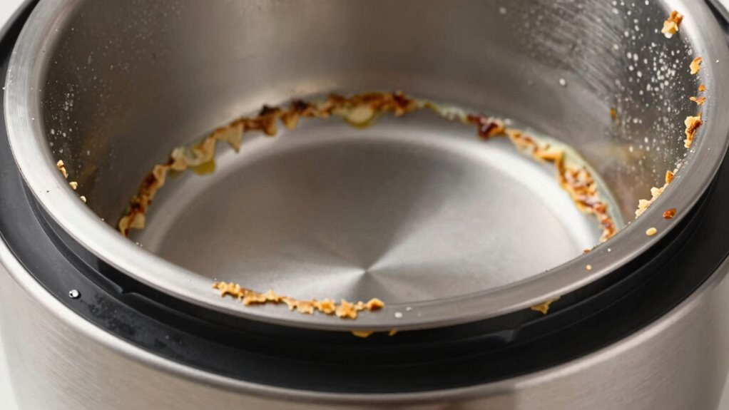 crusty rice cooker buildup