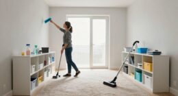 efficient room cleaning sequence