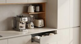 efficient small appliance storage