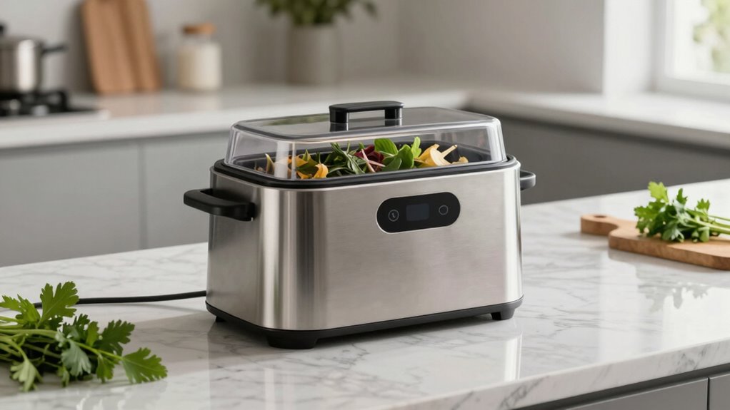 electric composters reduce waste