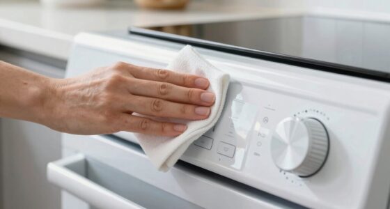 gentle cleaning of controls