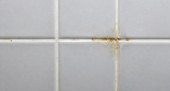 grout discoloration occurs quickly