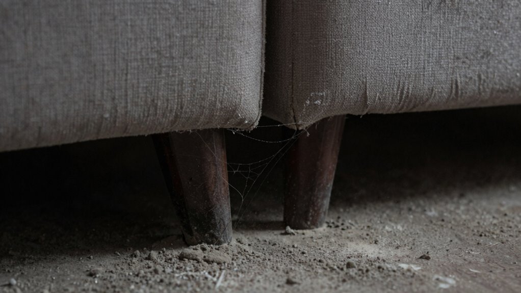 hidden dust in forgotten spots