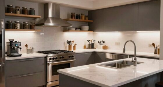 home kitchens adopt commercial features