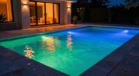 led lighting enhances pool design