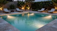 lighting enhances pool aesthetics
