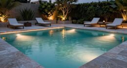 lighting enhances pool aesthetics