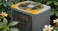 maintain outdoor hvac cleanliness