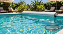 managing pollen around pool