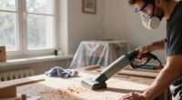 minimize dust during projects