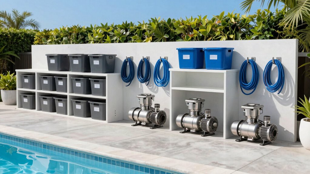 organized pool maintenance system