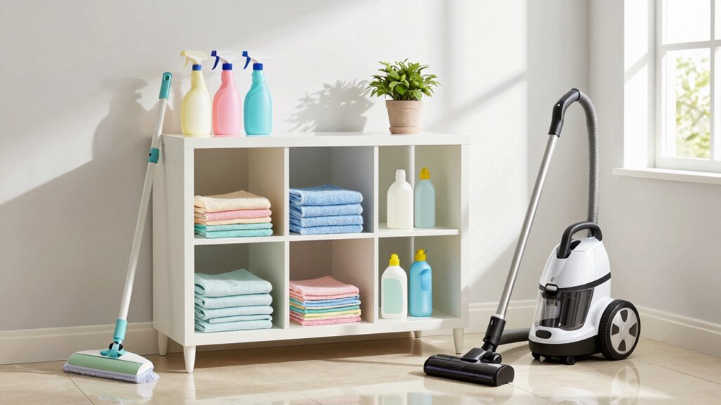 organized summer cleaning routine