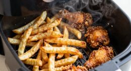 overcrowded air fryers underperform