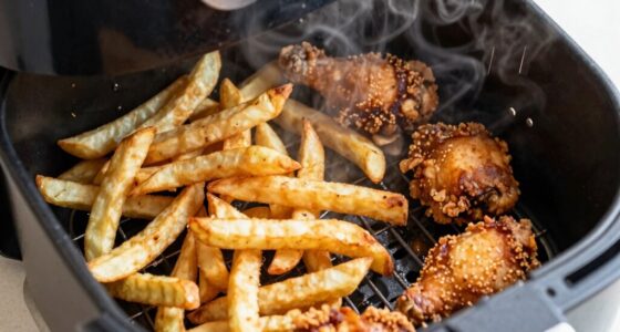overcrowded air fryers underperform