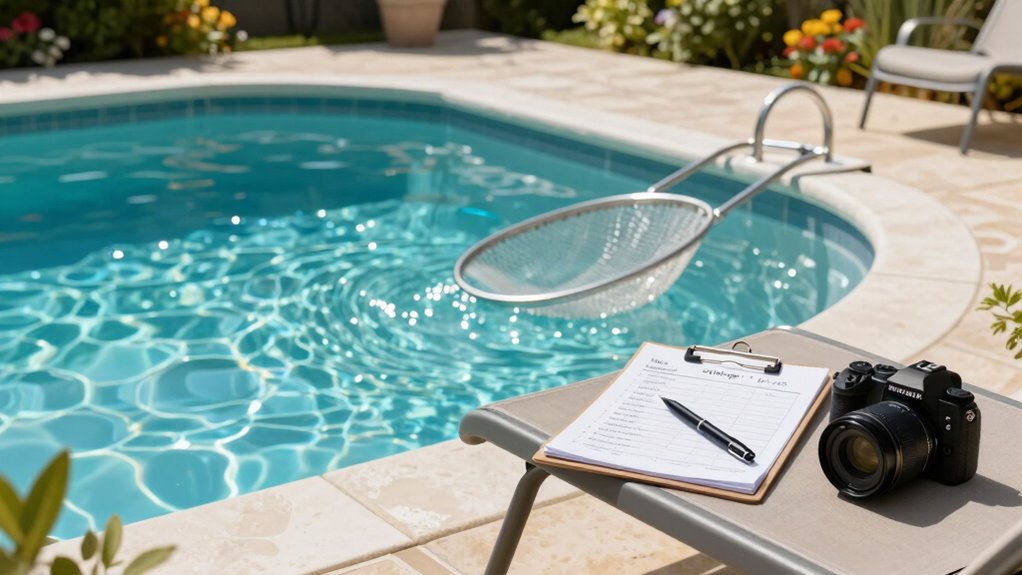 pool opening safety checklist