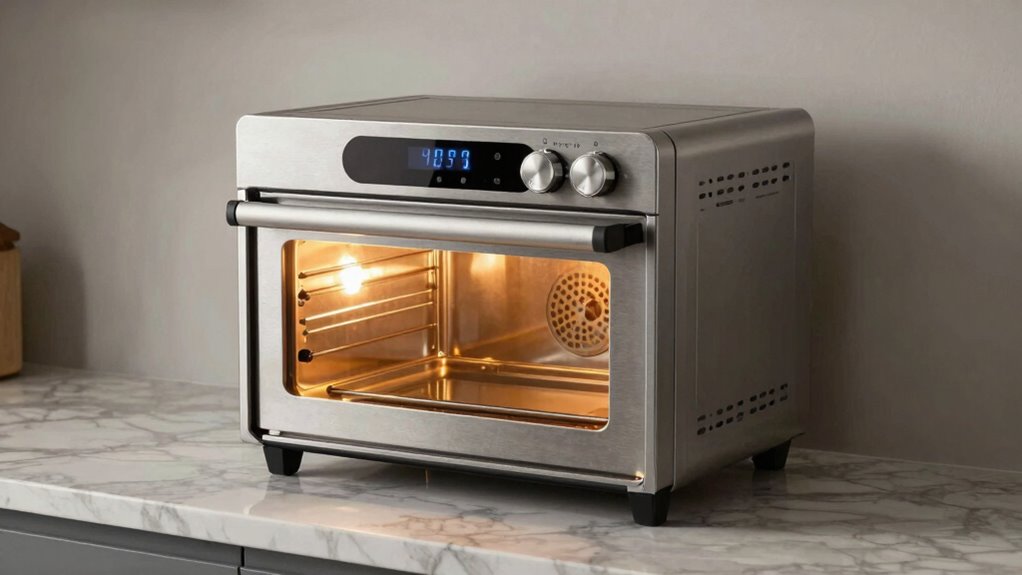 preheating countertop ovens