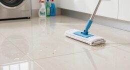 regular sweeping and mopping
