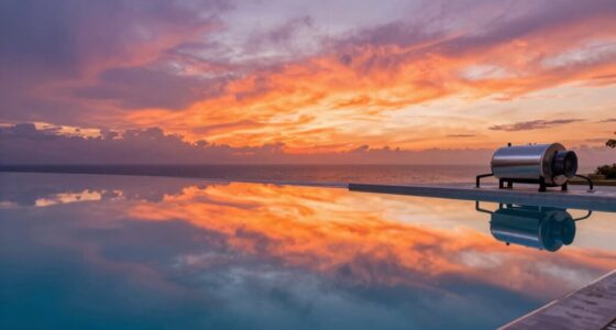 specialized equipment for infinity pools
