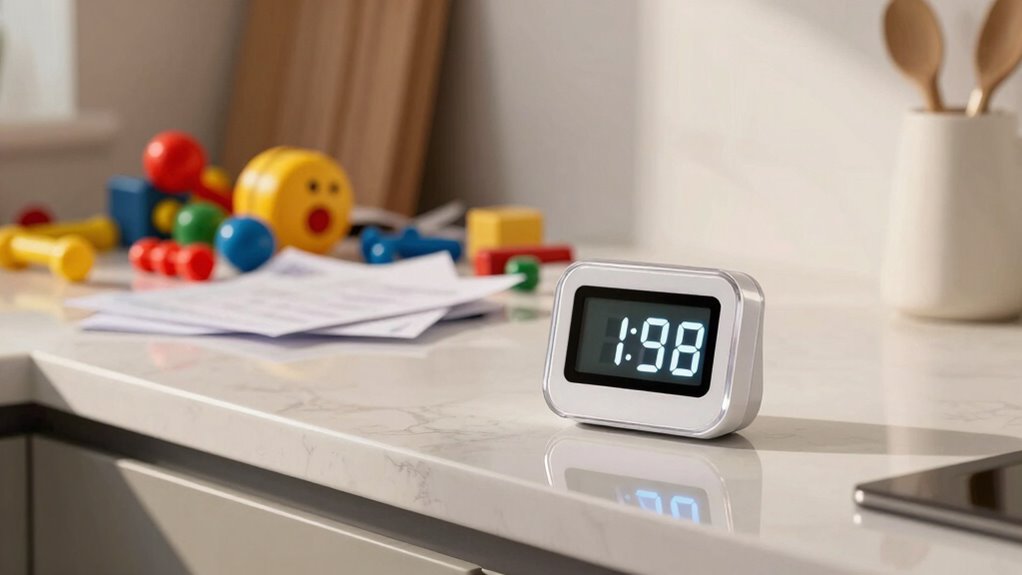 timed cleaning fosters consistent organization