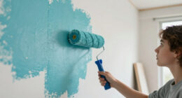 A “Boring, Unenthusiastic” Bedroom Got a Bold Accent Wall in Just 2 Days