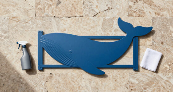blue aluminum panels curve to shape a whale-like entrance gate by wutopia lab