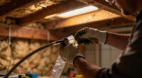 How to protect existing fiber prior to attic insulation work?
