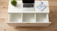 This Small Home Didn’t Have Room for an Office — An IKEA Cabinet Solved That