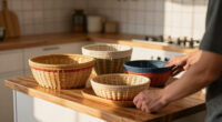 Aldi Just Dropped $10 Scalloped Woven Baskets And Trays
