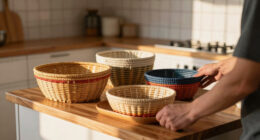 Aldi Just Dropped $10 Scalloped Woven Baskets And Trays