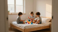 Three Kids Get the Only Bedroom in This 525-Square-Foot Apartment