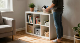 I Created A Pretty IKEA BILLY Hack That Seriously Cuts Clutter
