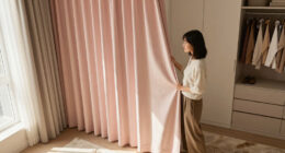 I Ditched My Closet Doors For $60 Pleated Curtains (See Why!)