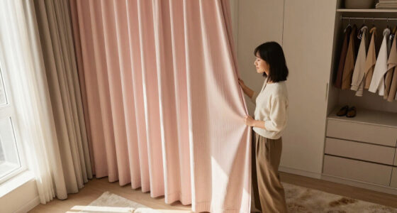 I Ditched My Closet Doors For $60 Pleated Curtains (See Why!)