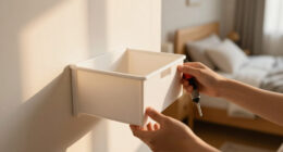 I’m Putting A Drawer Organizer On My Bedroom Wall, And It’s The Smartest Storage Trick