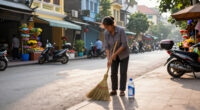 Quiet People Beautify Hanoi Streets To Celebrate National Day 2.9 - Laodong.vn