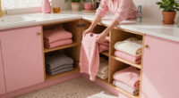 She Stores Sweaters In The Kitchen Of Her Pink-Drenched 1920S LA Studio