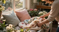 This Nursery’s Floral Bed Nook Is What Cozy, Whimsical Dreams Are Made Of
