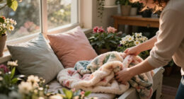 This Nursery’s Floral Bed Nook Is What Cozy, Whimsical Dreams Are Made Of