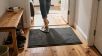 How To Choose A Low-Profile Entryway Door Mat: COSY HOMEER, 20"X48" In Dark Grey For $10.20