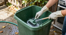 Smelling Your Garbage Cans? The Underrated Trick To Give Them A Deep Clean